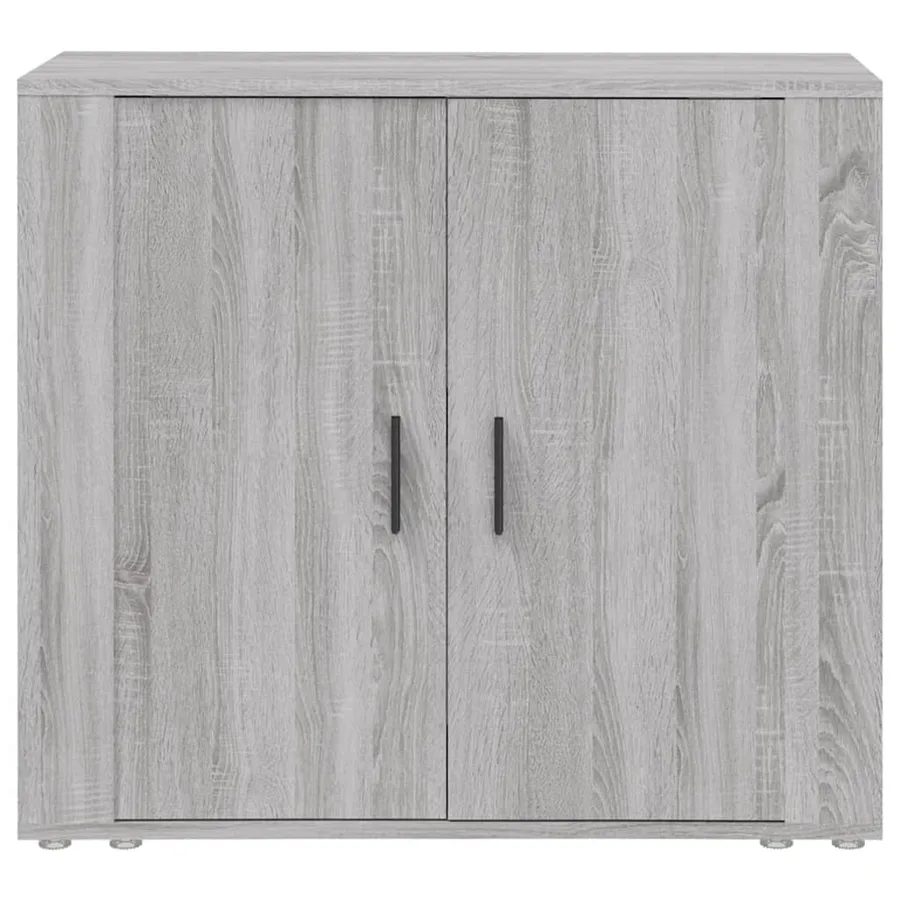 Buffet Sonoma gris 80x33x70 cm Bois d'ingénierie - 3