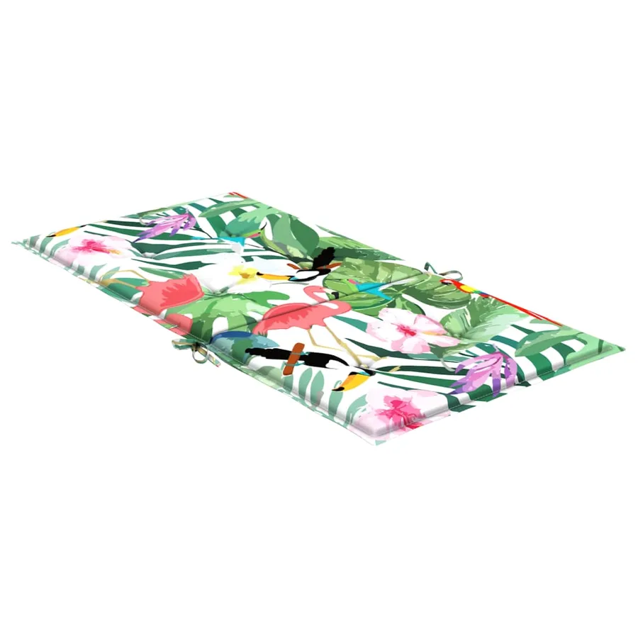 Coussins de chaise à dossier bas lot de 4 multicolore tissu - 6