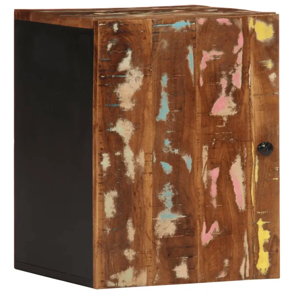 Armoire de salle de bain murale 38x33x48cm bois de récupération