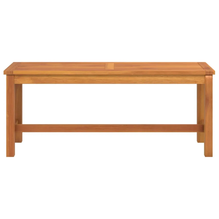 Banc de jardin 110x35x45 cm bois massif d'acacia - 3