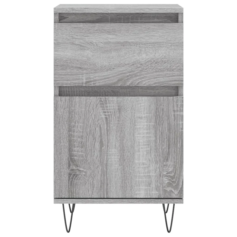 Buffet sonoma gris 40x35x70 cm bois d'ingénierie - 3