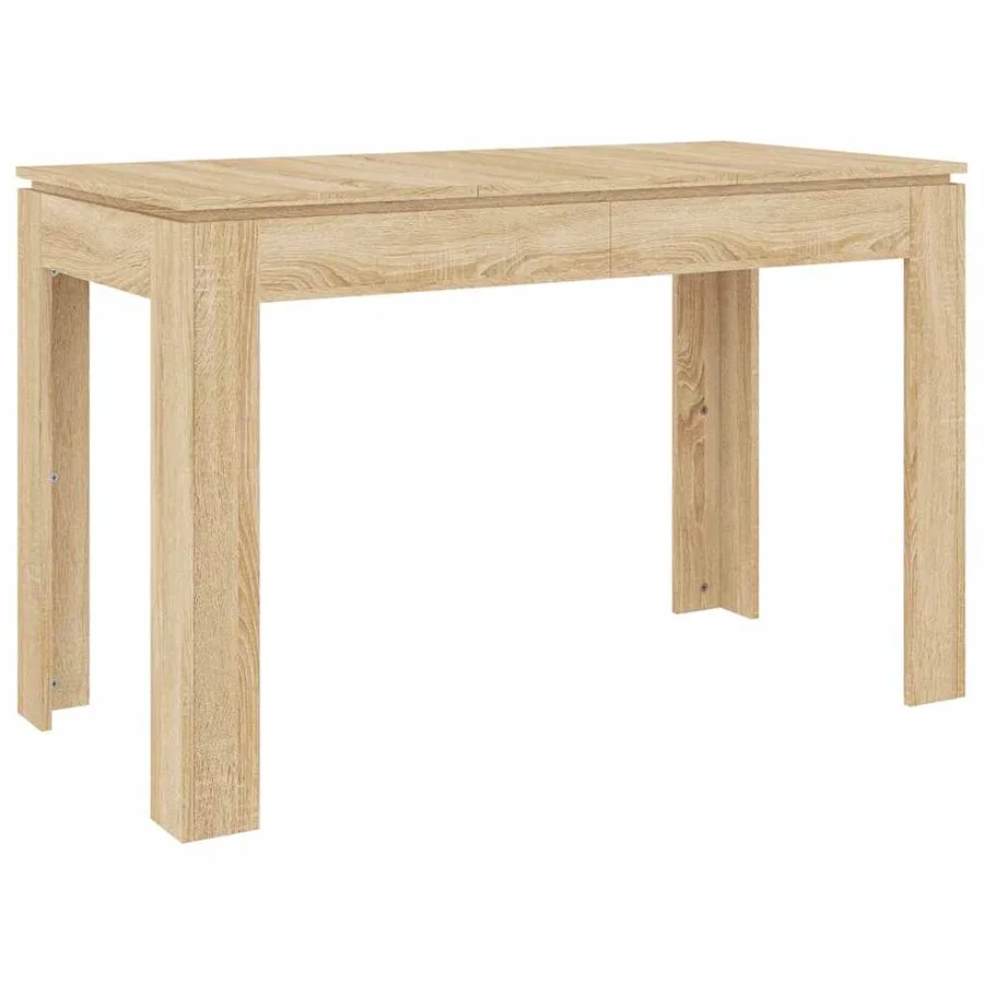 Table à manger Chêne sonoma 120x60x76 cm Bois d'ingénierie - 2