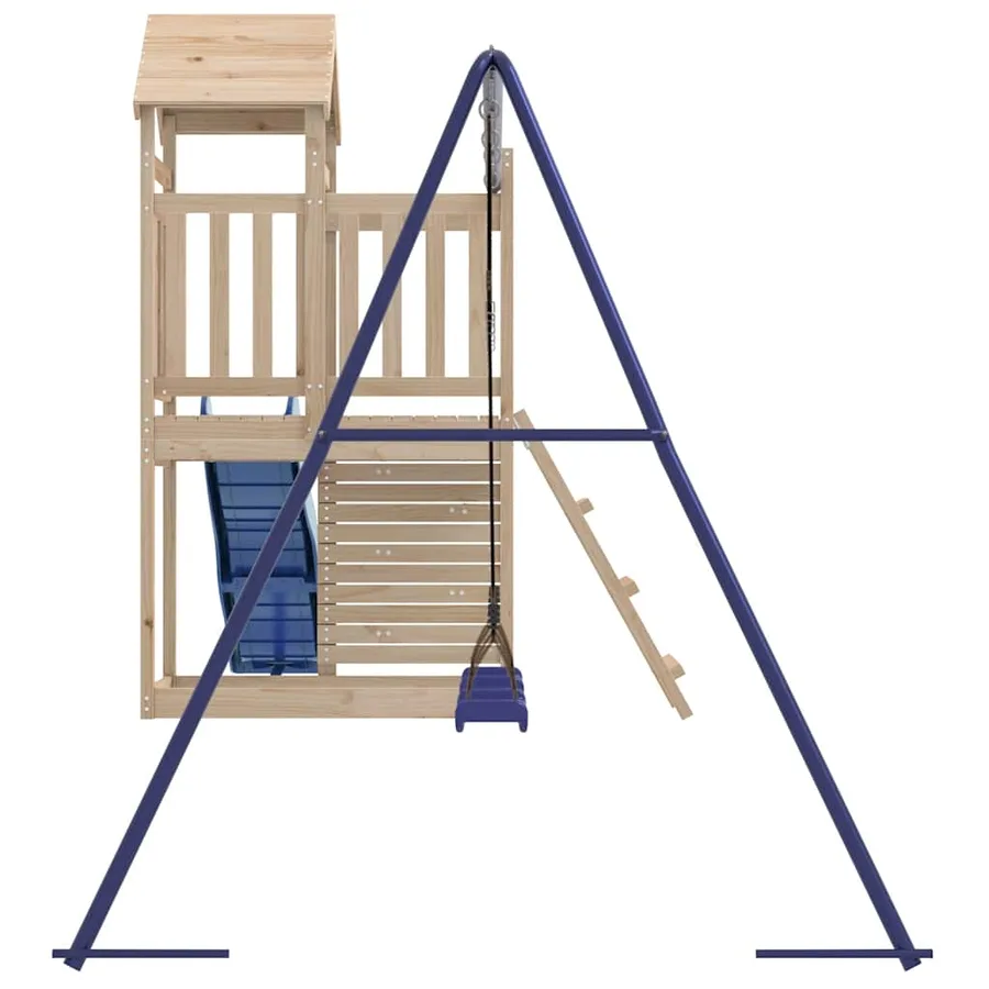 Aire de jeux d'extérieur bois de pin massif - 5