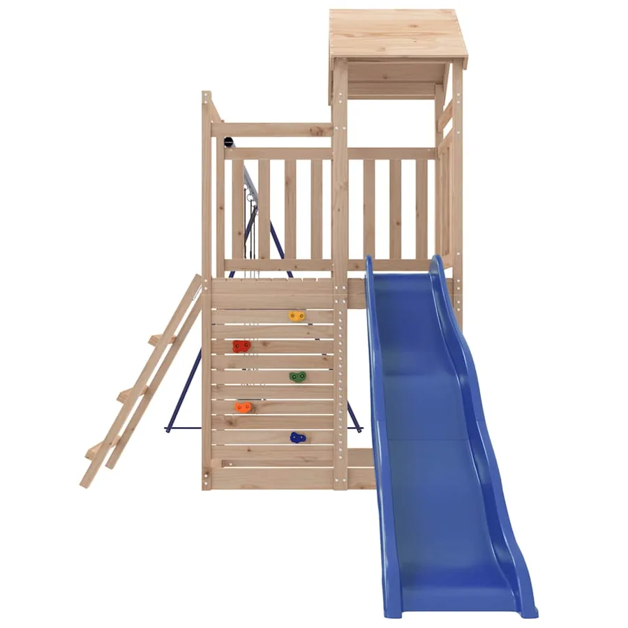 Aire de jeux d'extérieur bois de pin massif - 6