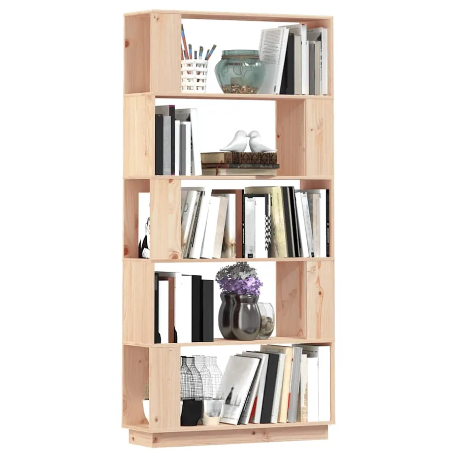 Bibliothèque/Séparateur de pièce 80x25x163,5 cm Pin solide - 4