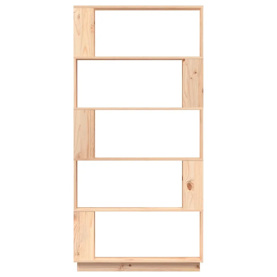 Bibliothèque/Séparateur de pièce 80x25x163,5 cm Pin solide - 5