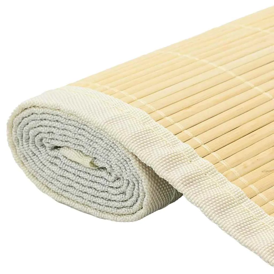 Tapis en bambou 160x230 cm Naturel - 5