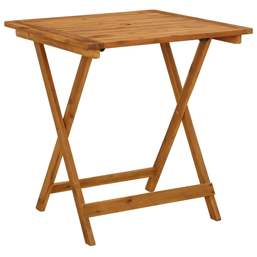 Ensemble à manger de jardin pliable 3 pcs Bois d'acacia solide - 3