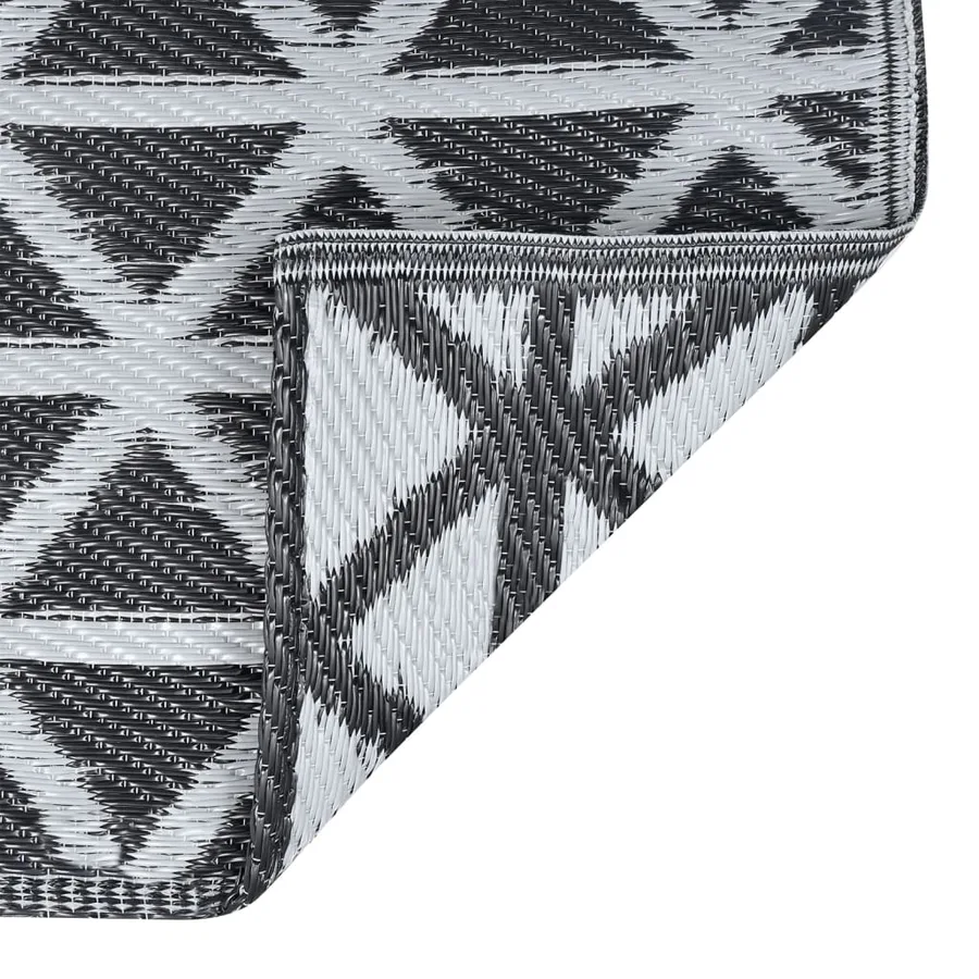 Tapis d'extérieur ARAKIL Noir 160x230 cm PP - 6