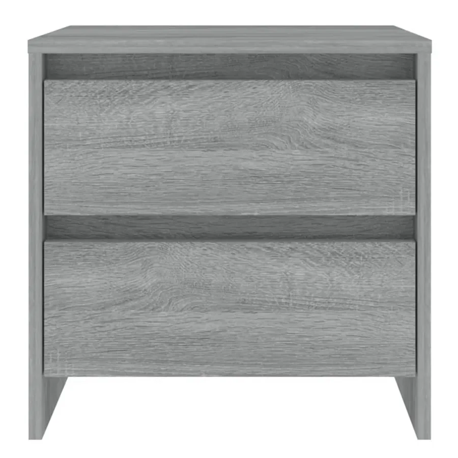 Tables de chevet 2 pcs sonoma gris 45x34,5x44,5 cm - 4