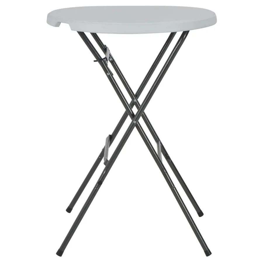 Table de bar pliante Blanc 80 x 110 cm PEHD - 2