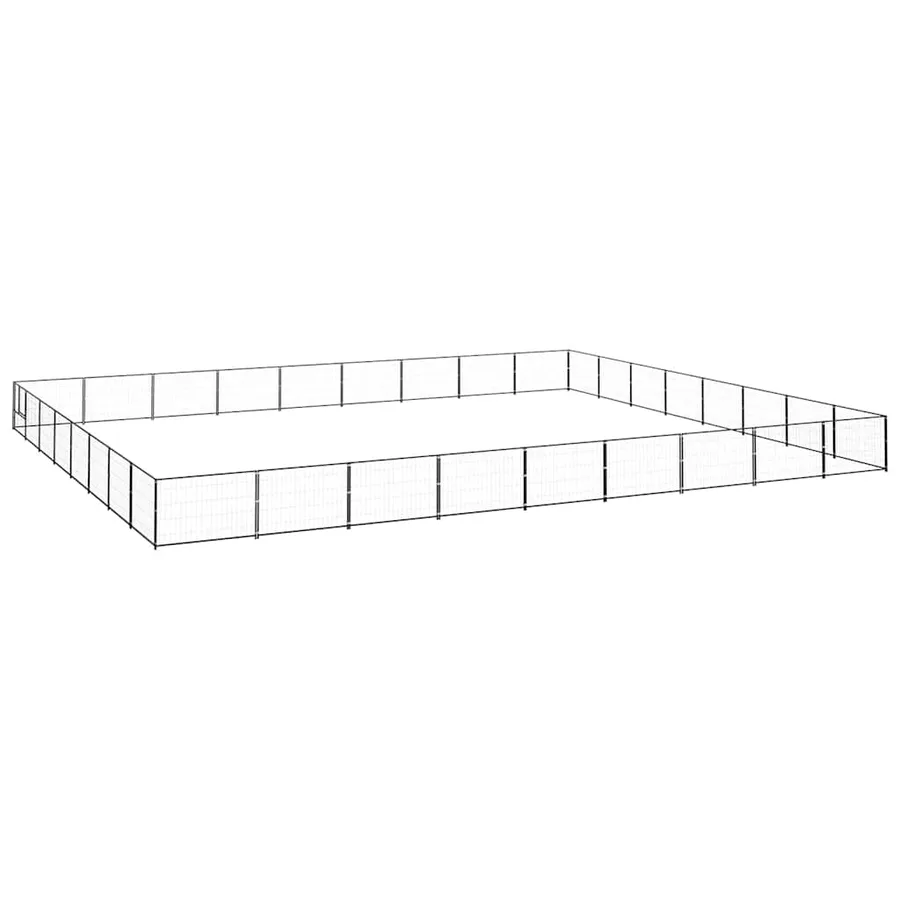 Chenil Noir 72 m² Acier - 2