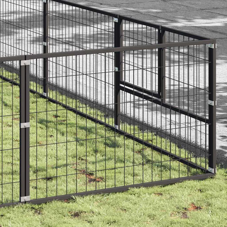 Chenil Noir 72 m² Acier - 3