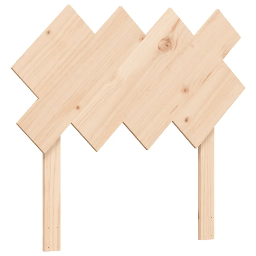 Cadre de lit sans matelas bois de pin massif - 8