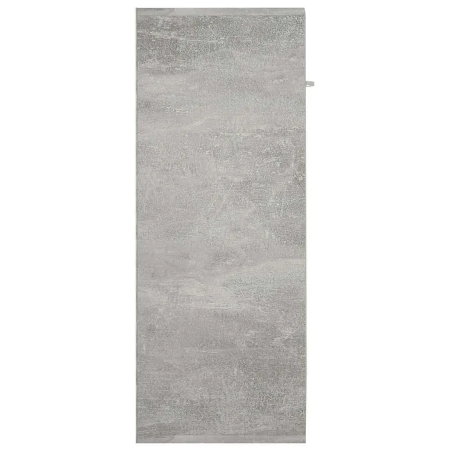 Buffet Gris béton 60x30x75 cm Bois d'ingénierie - 6