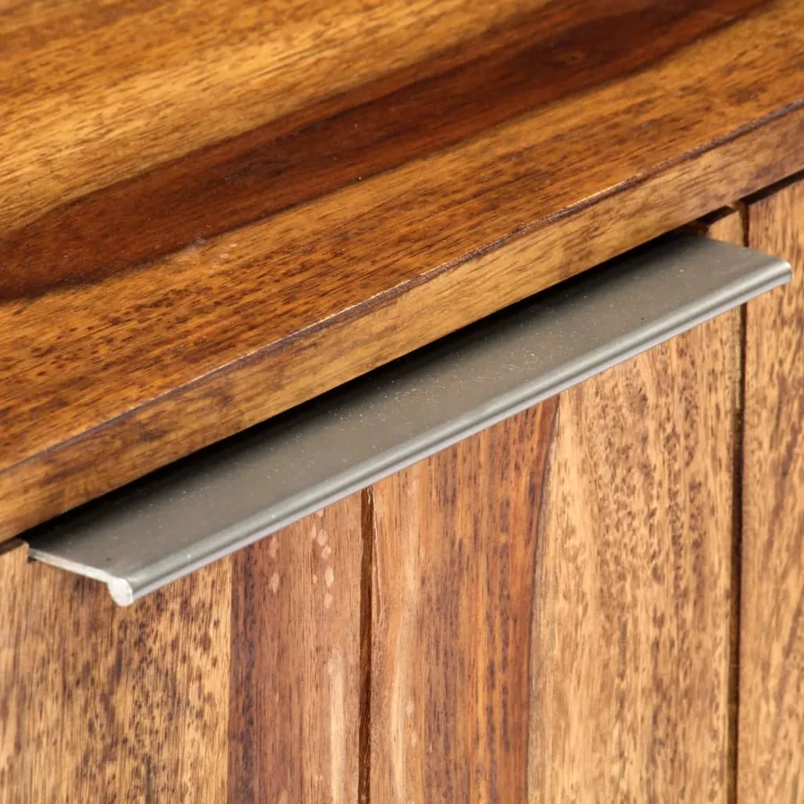 Meuble TV 140x30x40 cm Bois massif - 5