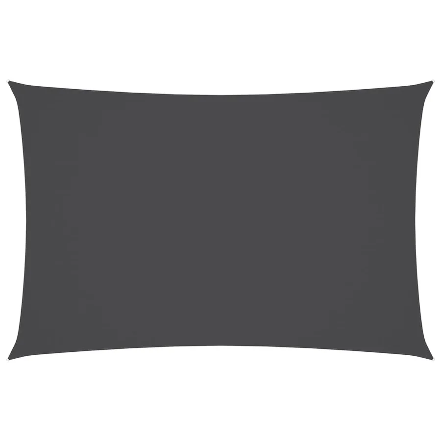 Voile de parasol Tissu Oxford rectangulaire 5x7 m Anthracite - 2