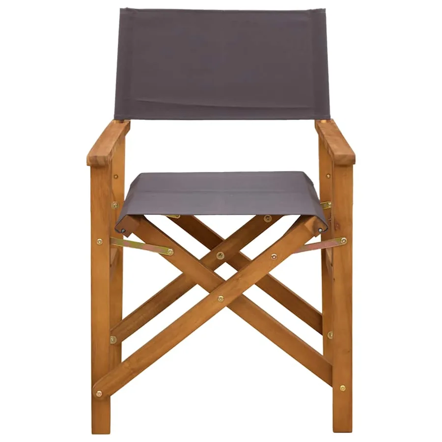 Chaises de metteur en scène lot de 2 Bois massif d'acacia - 3