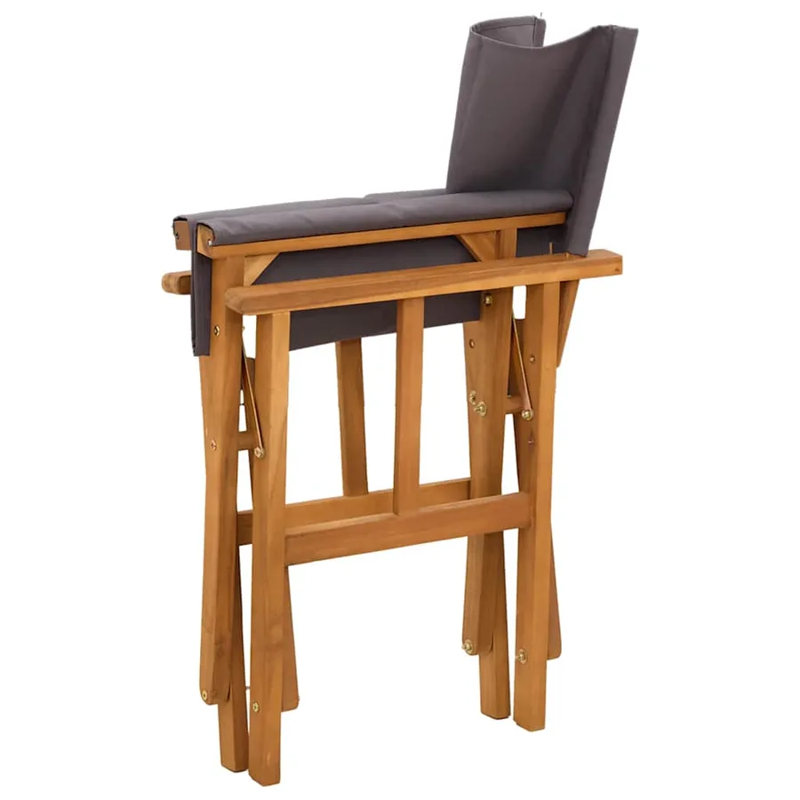 Chaises de metteur en scène lot de 2 Bois massif d'acacia - 6