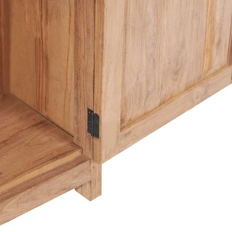 Buffet 50x30x90 cm bois de teck massif - 6