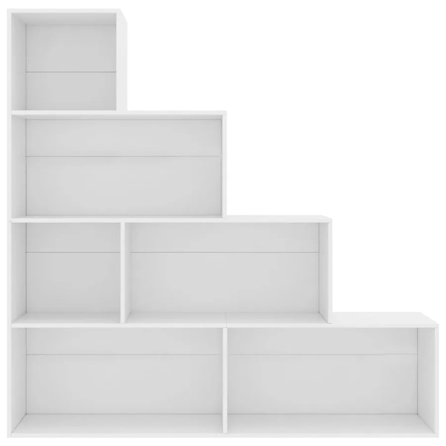 Bibliothèque/Cloison Blanc 155x24x160 cm Bois d'ingénierie - 4
