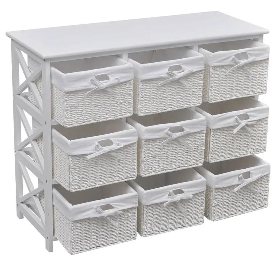 Armoire de rangement Blanc - 3
