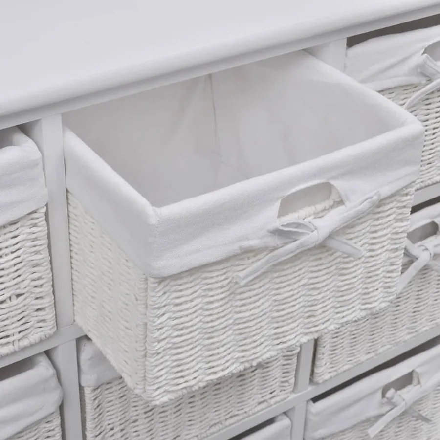 Armoire de rangement Blanc - 5