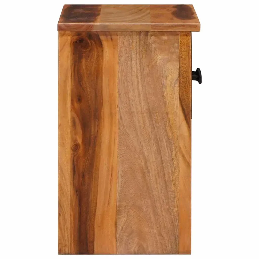 Meuble TV 118x30x40 cm Bois massif - 3