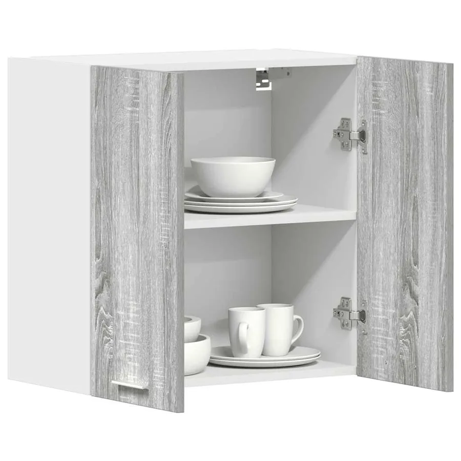 Armoire suspendue "Lyon" Gris Sonoma 60 x 31 x 60 cm Bois d'ingénierie - 4