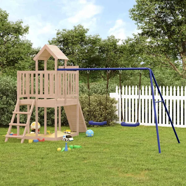 Aire de jeux d'extérieur bois de pin massif