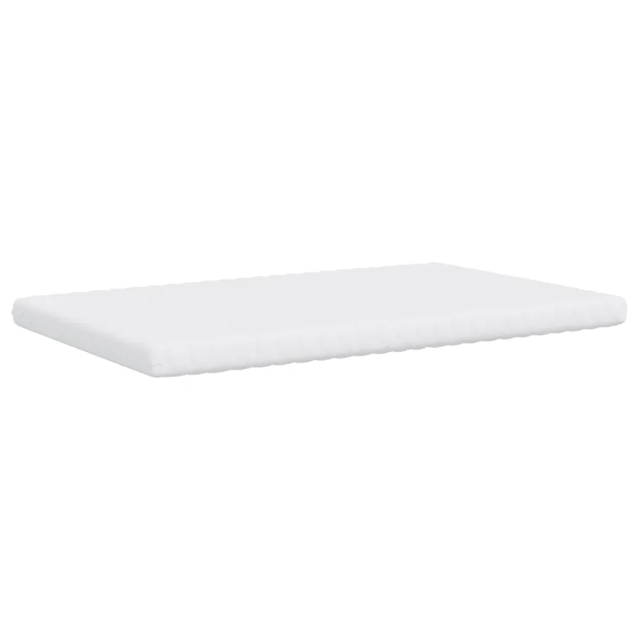 Matelas en mousse blanc 140x200 cm 7 zones dureté 20 ILD - 3