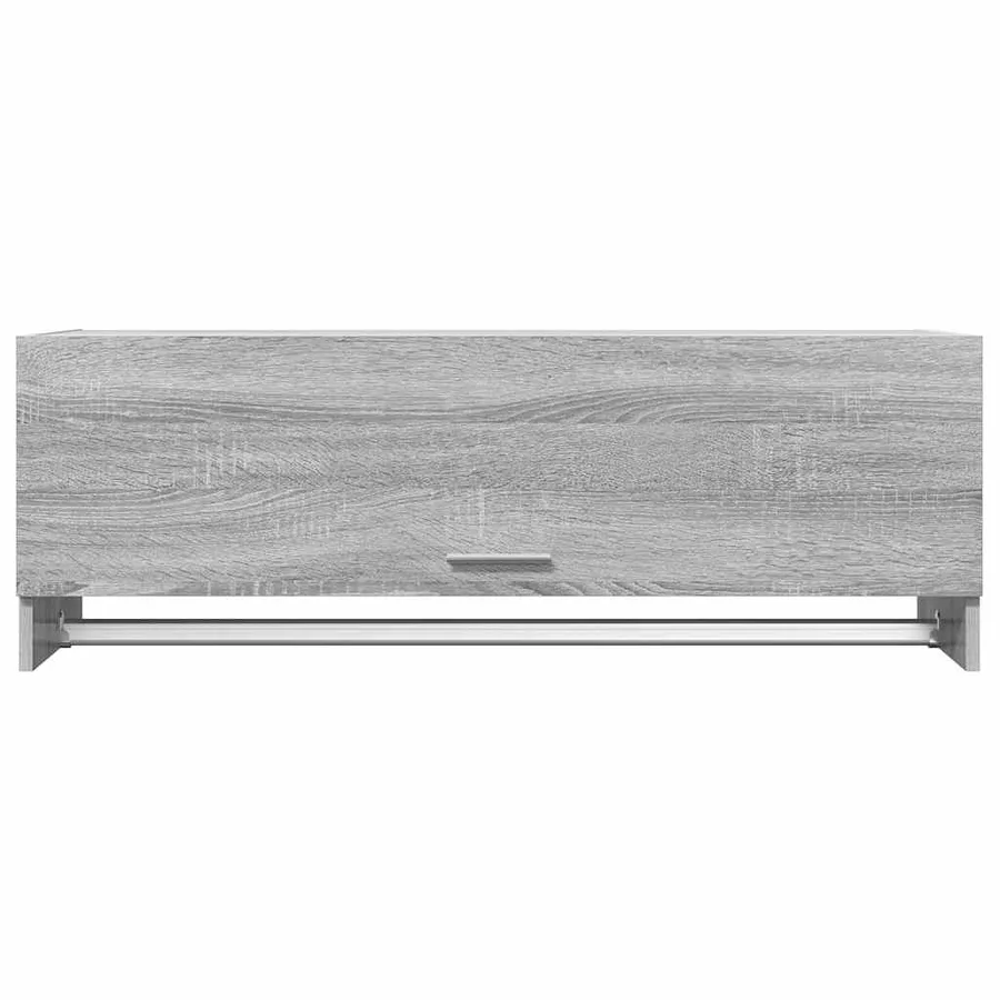 Garde-robe Sonoma gris 100x32,5x35 cm Bois d'ingénierie - 5