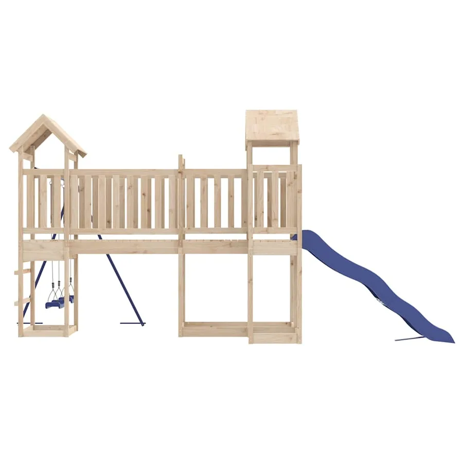 Aire de jeux d'extérieur bois de pin massif - 5