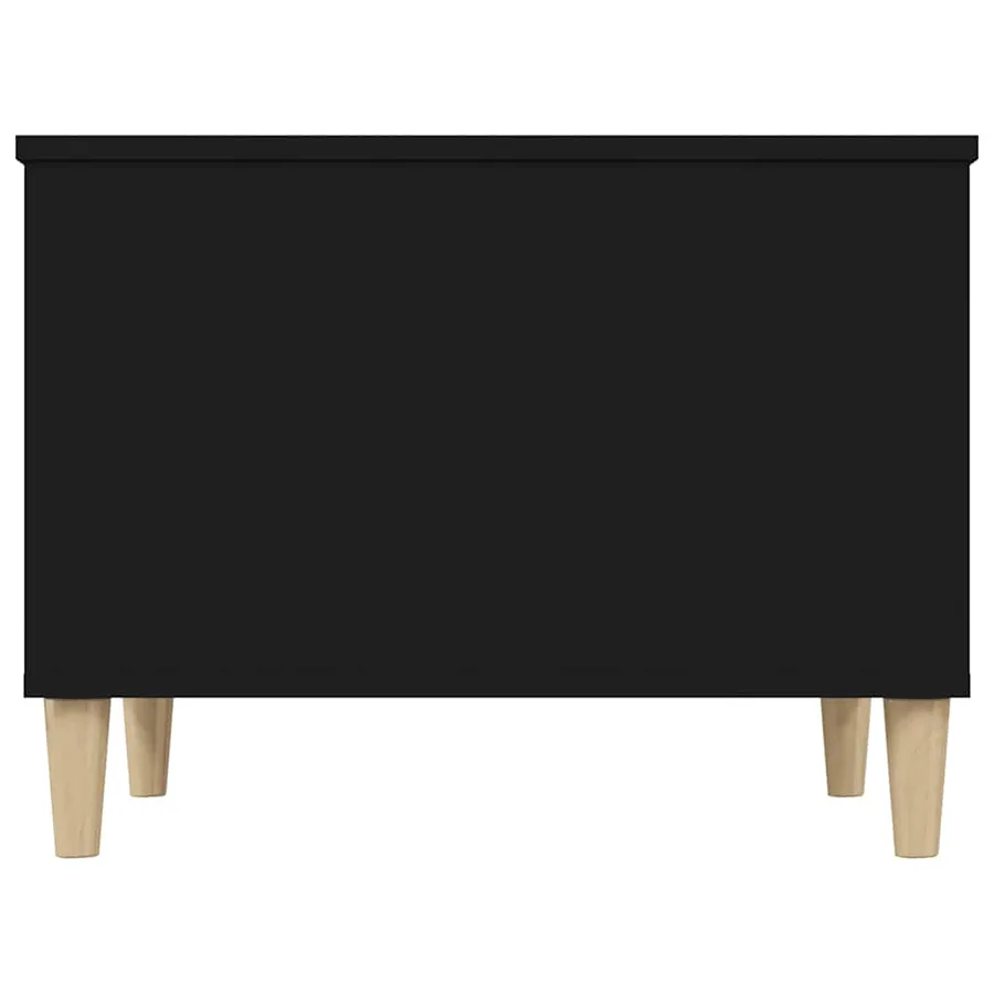 Table basse Noir 60x44,5x45 cm Bois d'ingénierie - 5