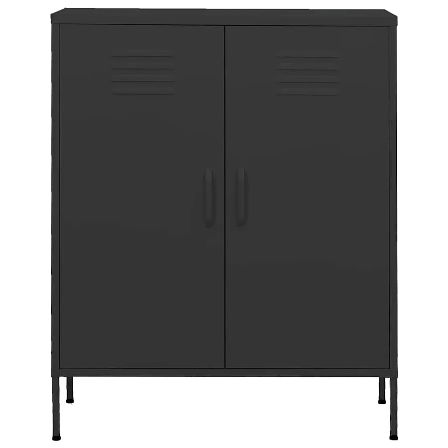 Armoire de rangement Anthracite 80x35x101,5 cm Acier - 3