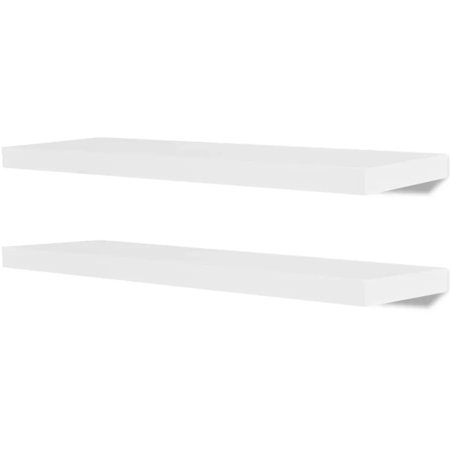 Étagères murales 4 pcs Blanc 80 cm - 2