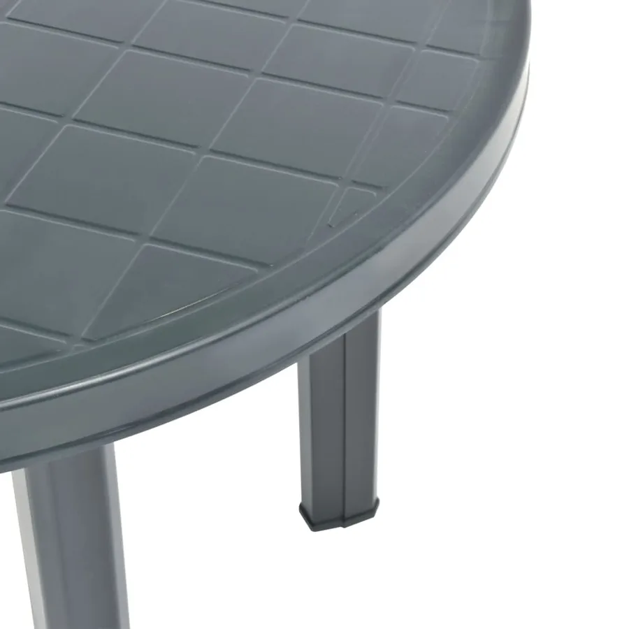 Table de jardin Vert 89 cm Plastique - 3