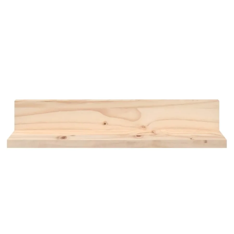 Étagères murales 2 pcs 50x11x9 cm Bois de pin massif - 3
