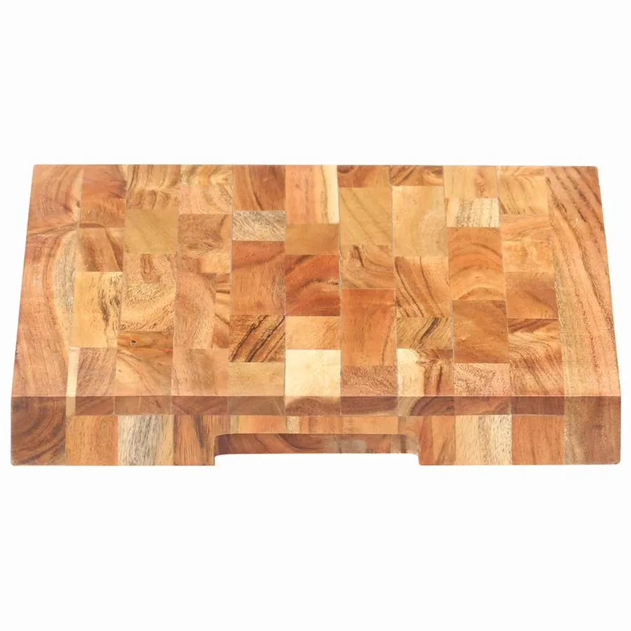 Planche à découper 40x30x4 cm Bois d'acacia massif - 3
