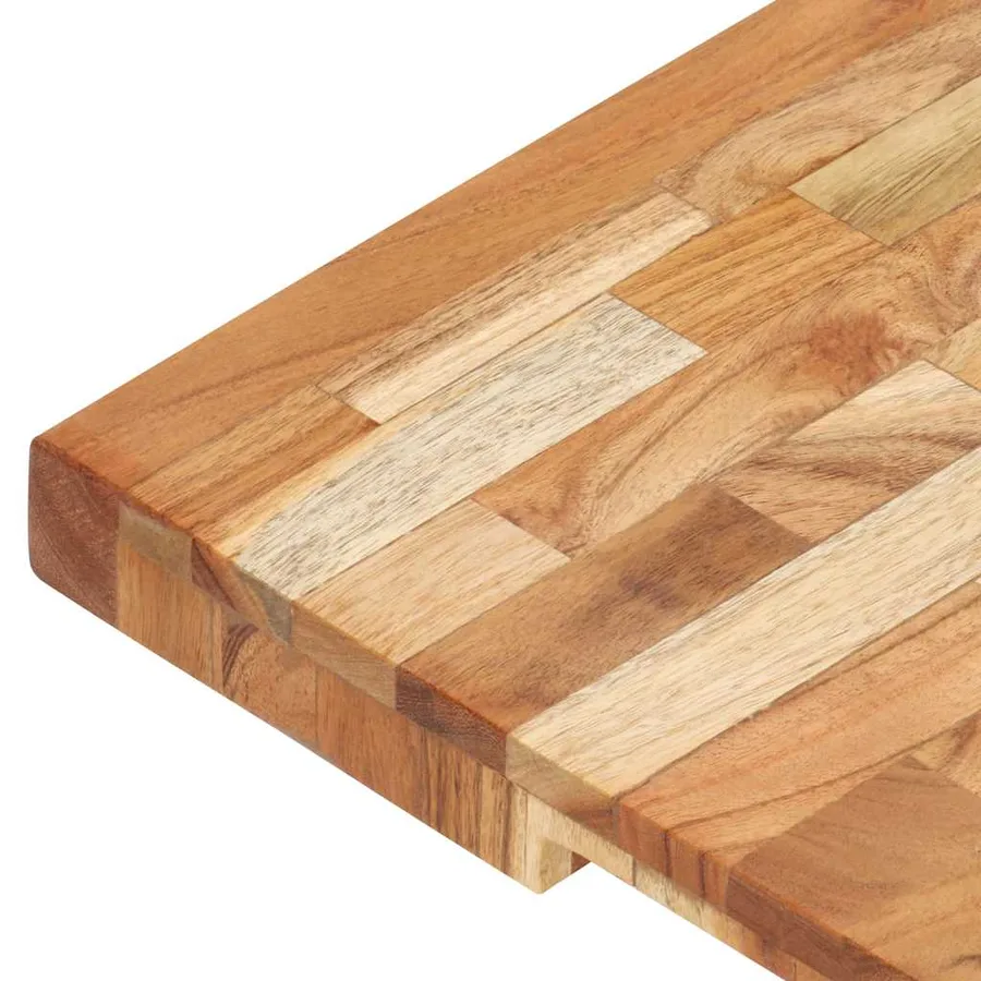Planche à découper 40x30x4 cm Bois d'acacia massif - 6