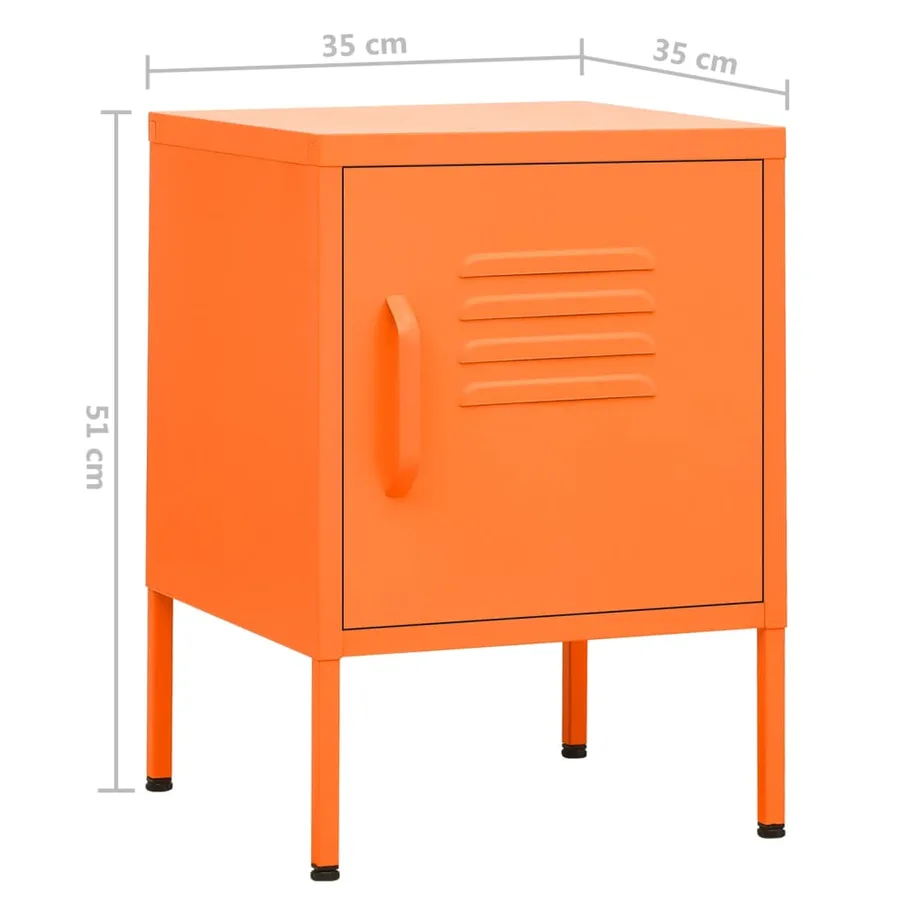 Table de chevet Rose 35x35x51 cm Acier - 9
