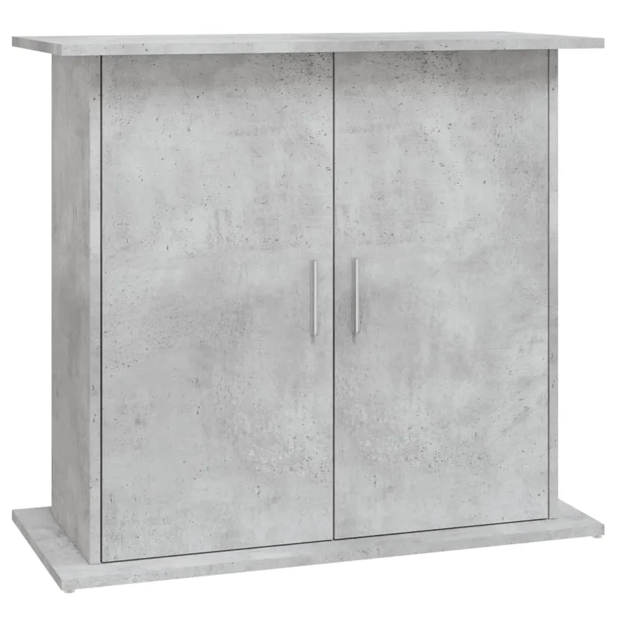 Support d'aquarium en béton gris 81 x 36 x 73 cm Bois d'ingénierie - 2