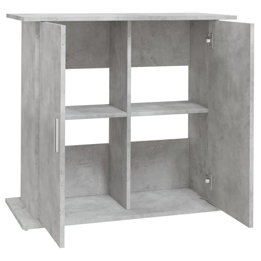 Support d'aquarium en béton gris 81 x 36 x 73 cm Bois d'ingénierie - 6