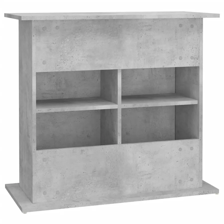 Support d'aquarium en béton gris 81 x 36 x 73 cm Bois d'ingénierie - 8