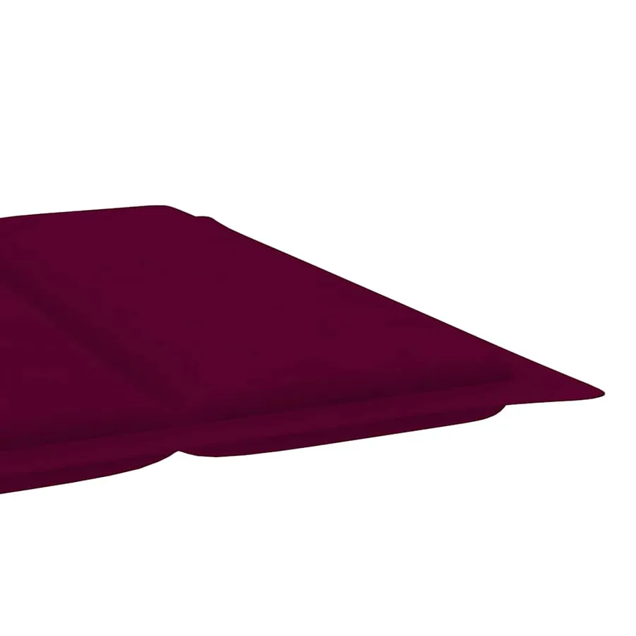Chaises longues lot de 2 avec coussins Bois d'acacia solide - 11