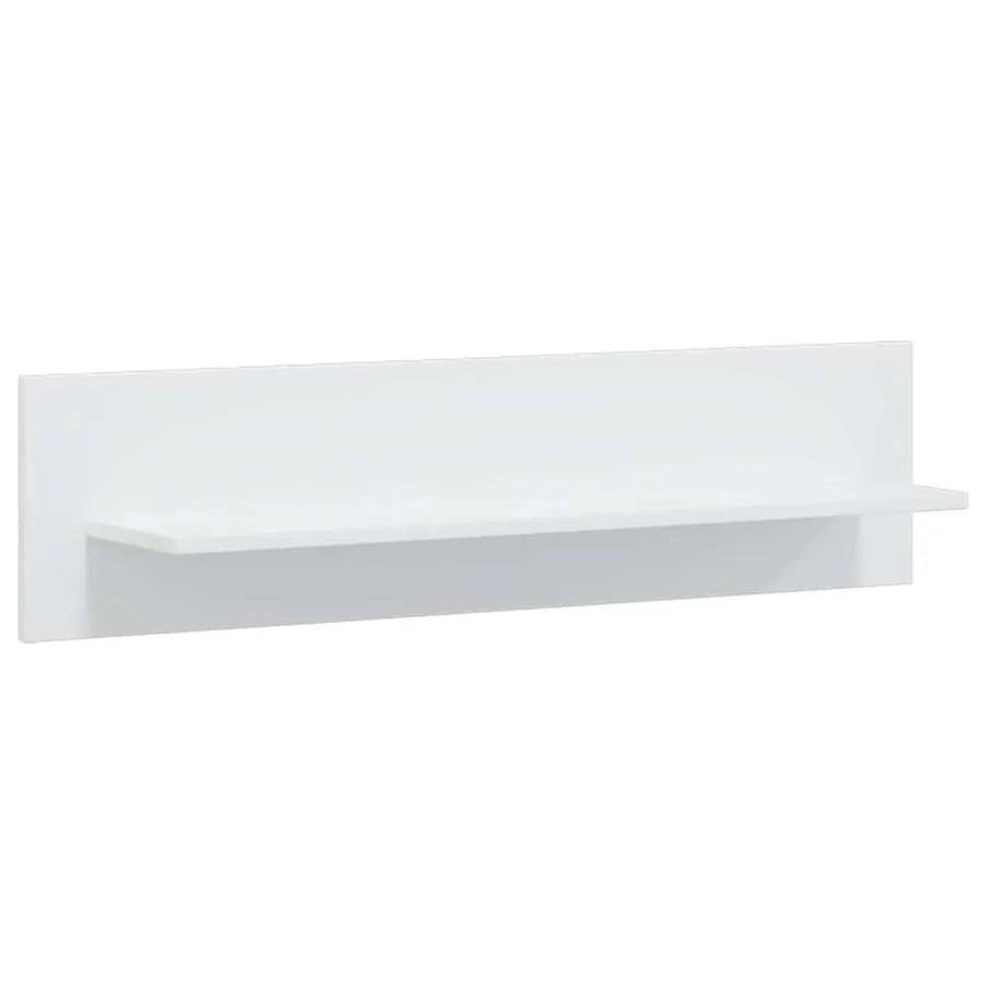 Meuble TV mural avec éclairage LED 5 pièces Blanc - 11