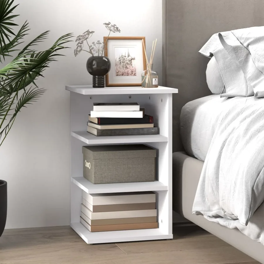 Armoire latérale Blanc 35x35x55 cm Aggloméré - 3