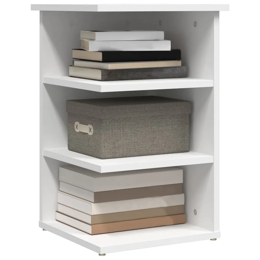 Armoire latérale Blanc 35x35x55 cm Aggloméré - 4