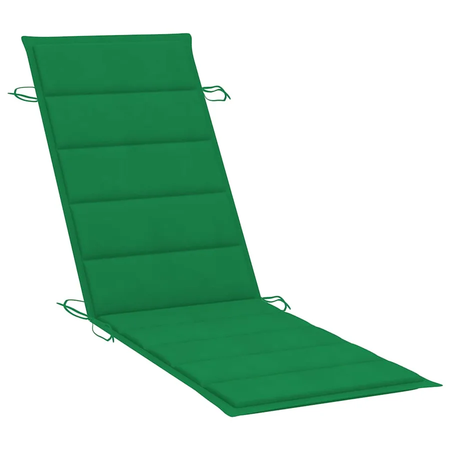 Chaises longues lot de 2 avec coussins Bois d'acacia solide - 7