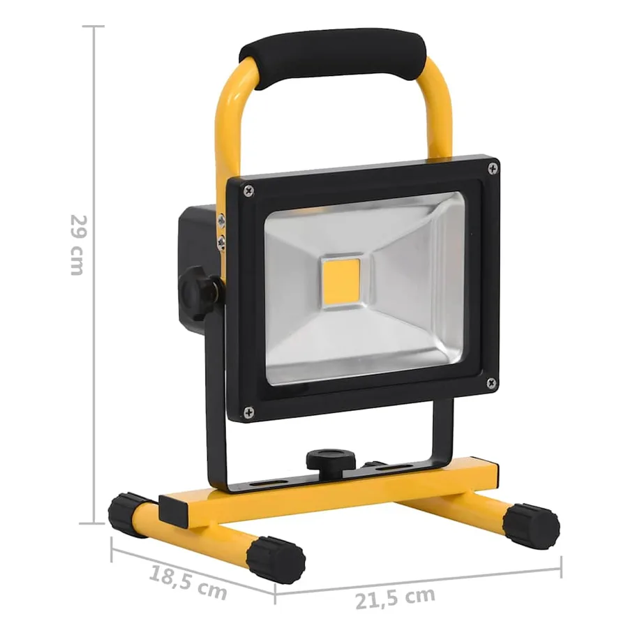 Projecteur à LED rechargeable avec poignée 30 W Blanc froid - 12